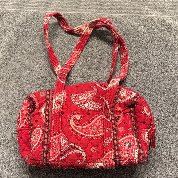 Vintage Vera Bradley Red Paisley Pursehandbag - Picture 2 of 8